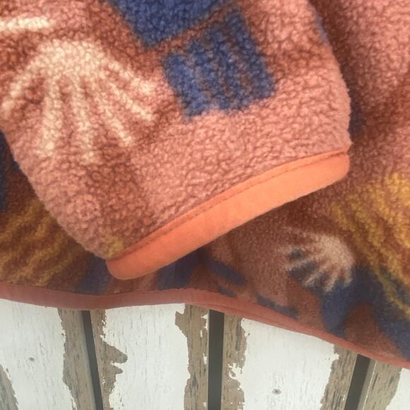 Women’s 2019 Patagonia Synchilla Canyon Block Big Sisu Aztec Snap Fleece Size M - Picture 5 of 7
